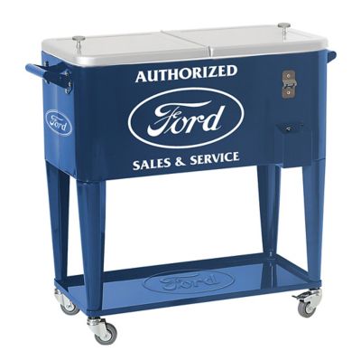 Ford 80 qt. Rolling Beverage Cooler