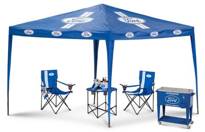 Image showing  9 ft. 10 in. x 9 ft. 10 in. Instant Canopy Tailgate Tent