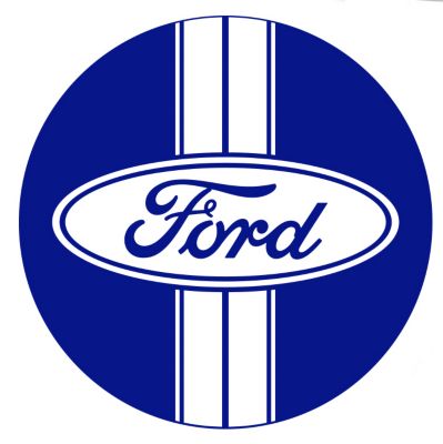 Image showing  Round Stripes Cafe Table, 41 in.