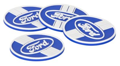 Image showing  Rubber Drink Coaster Set, 4 pc.