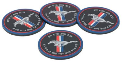 Image showing  Mustang Rubber Drink Coaster Set, 4 pc.