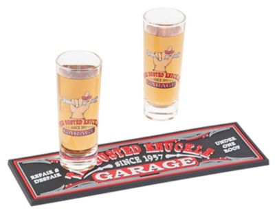 The Busted Knuckle Garage 2 oz. Shot Glass Gift Set