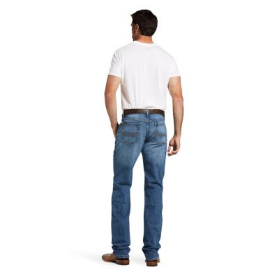 Image showing 4 th Ariat Men's Relaxed Fit Low-Rise Legacy M2 Traditional Bootcut Jeans