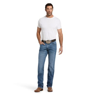 Image showing 6 th Ariat Men's Relaxed Fit Low-Rise Legacy M2 Traditional Bootcut Jeans