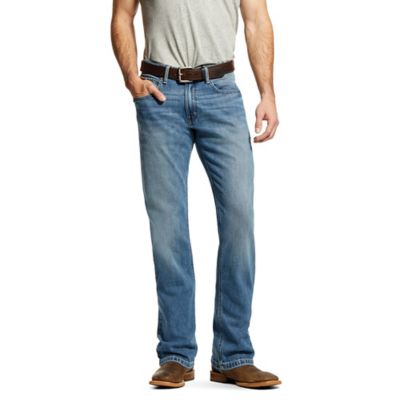 Ariat Men's Relaxed Fit Mid-Rise M4 Sawyer Legacy Stackable Straight ...