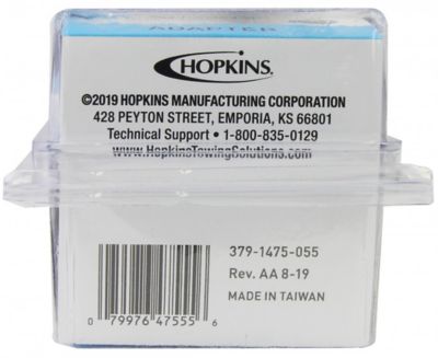 HOPKINS 7 Way RV Blade To 6 Round Hoppy 47555 NEW HOPKINS 7 Way RV Blade To 6 Round Hoppy 47555 NEW