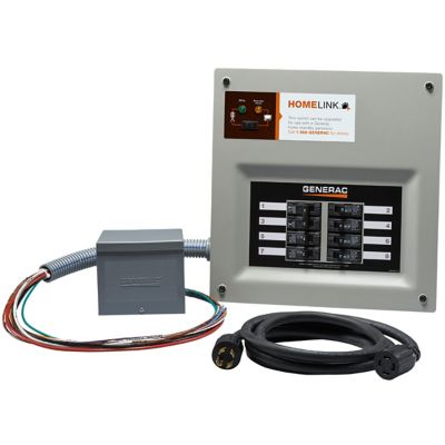 Generac Homelink 30A Manual Transfer Switch Kit with Resin, Pib and Cord Two minor complaints, it should come standard with coolant heater installed from factory, and should come with longer warranty for the price paid