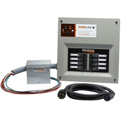 Generac 30A Homelink Manual Transfer Switch Kit, Aluminum PIB