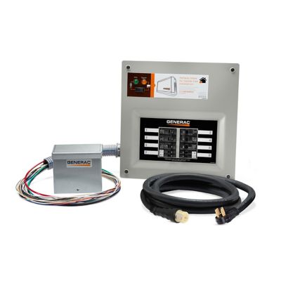 Generac Homelink 50A Manual Transfer Switch Kit, Aluminum PIB and Cord