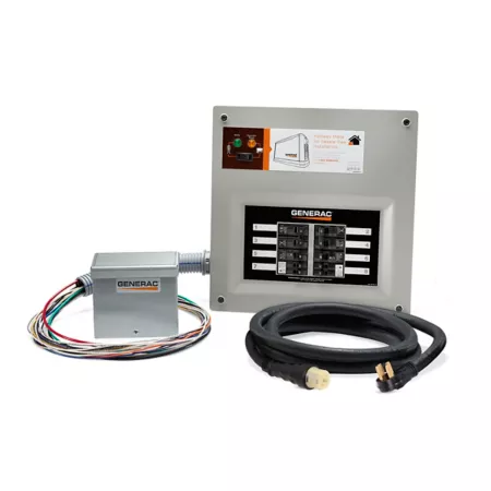 Generac Homelink 50 Amp Manual Transfer Switch Kit PIB and Aluminum Cord Electrical Boxes & Covers