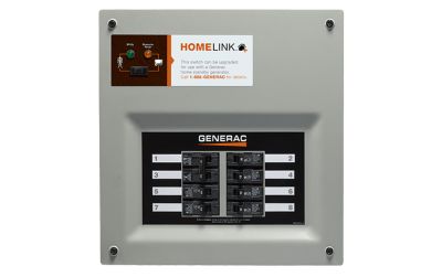 Image showing  Homelink 50A Manual Transfer Switch Kit with Aluminum PIB and Cord