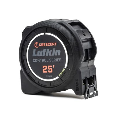 Lufkin 25 ft. x 1-3/16 in. Control Series Black Blade Tape Measure