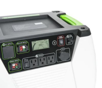 Image showing  1.800/1,440-Watt Solar Powered Generator Package