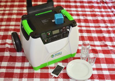 Image showing 11 th Nature's Generator 1.800/1,440-Watt Solar Powered Generator Package