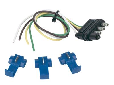 Hopkins Towing Solutions 4-Wire Flat Vehicle Side with Splices, 12 in.