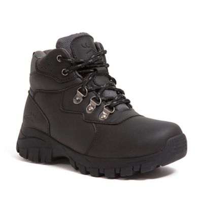 boys black hiking boots