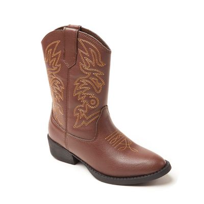 Deer Stags Boys' Ranch Western Cowboy Boots, 1-Pair