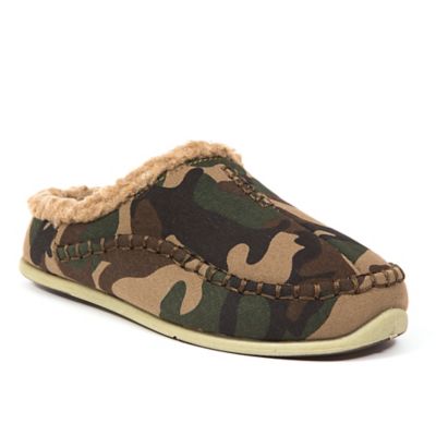 Deer Stags Boys' Lil Nordic Camouflage Slippers 
