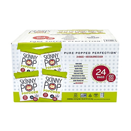 SKINNY POP 100-Calorie Popcorn Bags, 24 ct. Box