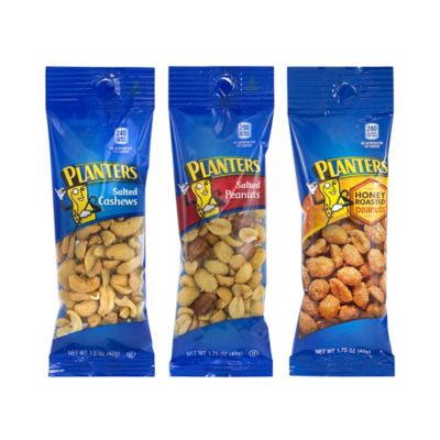 Image showing  Peanuts and Cashews Nut Snack Packs Variety, 24 ct.