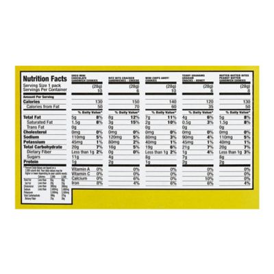 Image showing  Cookie Cracker Snack Variety pk., 5 Flavor Varieties, 40 ct.