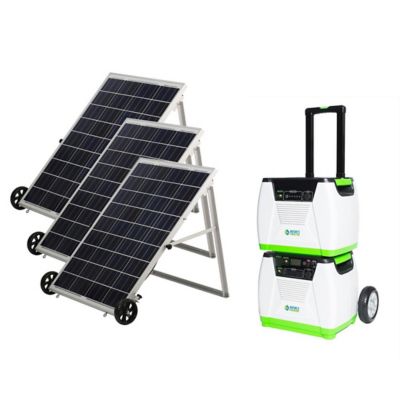 Nature's Generator 1,800/1,440-Watt Solar Powered Platinum Generator System, Includes Generator, Power Pod and 3 Solar Panels