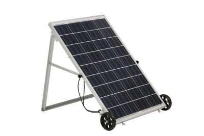 Image showing 5 th Nature's Generator 1,800/1,440 W Solar Powered Gold PE Generator System, Includes Generator, Solar Panel, Power Transfer Kit