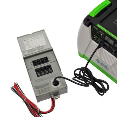 Image showing  1,800/1,440-Watt Solar Powered Platinum PE Generator System, Generator, Power Pod, 3 Solar Panels, Kit