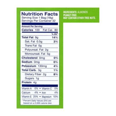 Image showing  Almonds Grab and Go Bags, 32 ct.