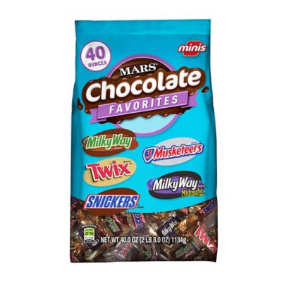 Mars Chocolate Fun-Size Candy Bar Variety, 40 oz., 5 Varieties, 2 ct -  209-01313