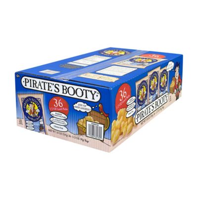 Pirate S Booty Natural Aged White Cheddar Baked Rice And Corn Puffs 0 5 Oz Pack Of 36 220 00092 At Tractor Supply Co