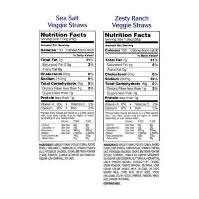 Image showing  Garden Veggie Straws Variety pk., 30 ct.