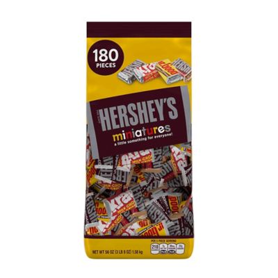 Hershey's Chocolate Bar Miniatures Assortment, 180 ct.