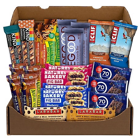SNACK BOX PROS Healthy Snack Bars Box, 23 ct.