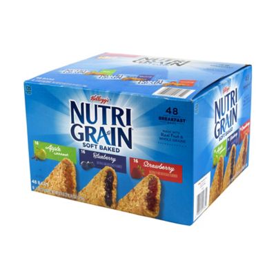 Nutri-Grain Soft-Baked Healthy Breakfast Bars Variety, 3 Flavors, 48 ct.