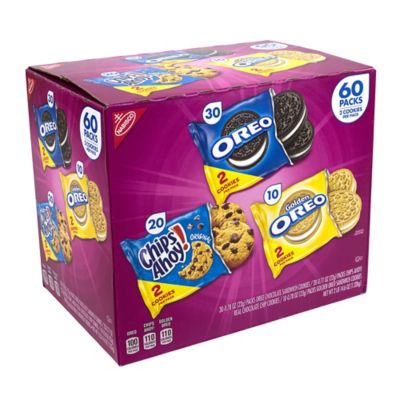 Nabisco Cookie Snack Variety pk., 60 ct., 3 Varieties