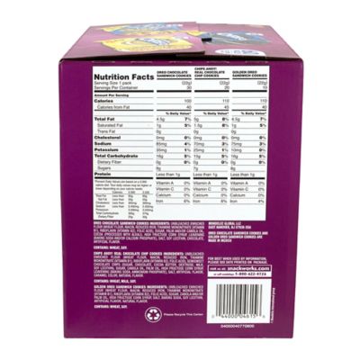 Image showing  Cookie Snack Variety Pack, 60 ct., 3 Varieties
