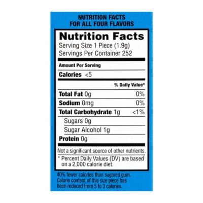 Image showing  Sugar-Free Mint Gum Variety, 4 Varieties, 18 ct.