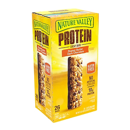 NATURE VALLEY Chewy Protein Granola Bars, 26 ct.