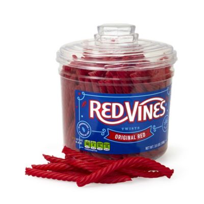 Red Vines Original Red Licorice Twists, 3.5 lb. Jar