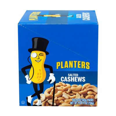 Planters Salted Cashews, 15 oz., 18 ct.