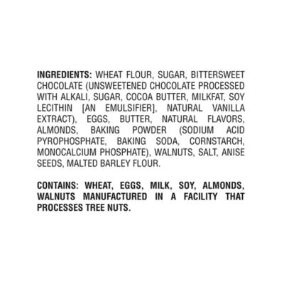 Image showing  Italian Biscotti Cioccolati Tub, 25 ct.