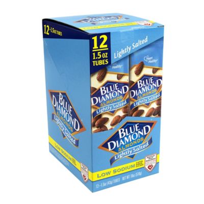 Blue Diamond Low Sodium Lightly Salted Almonds, 12 ct.