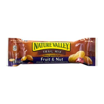 NATURE VALLEY Chewy Fruit Nut Trail Mix Granola Bars, 48 ct. I love this flavor, the peanut and the dark chocolate