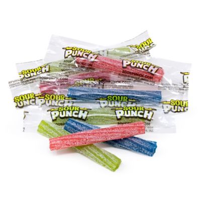Image showing  4-Flavor Tub of Sour Punch Twists Candy, 210 ct.