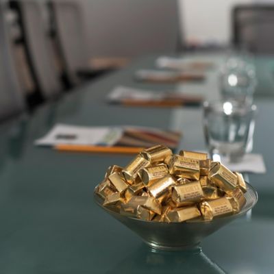 Image showing  Nuggets Milk Chocolate Candy with Toffee and Almonds, Gold
