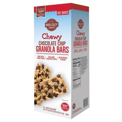 Image showing  Chewy Chocolate Chip Granola Bars