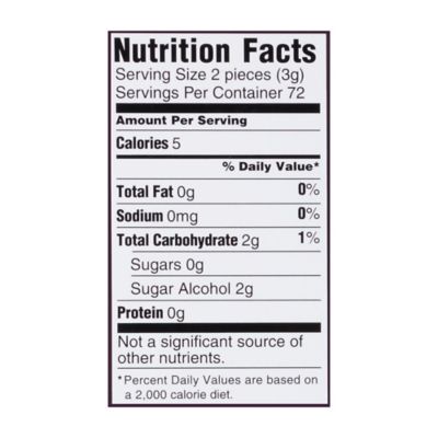 Image showing  White Peppermint Sugar-Free Gum, 9 ct.