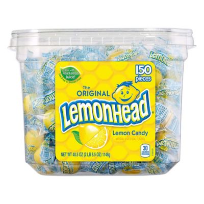 LemonHead Lemon Hard Candy Tub, 150 ct.