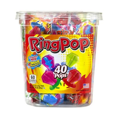 Ring Pop Wearable Lollipop Candy, 40 ct.